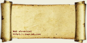 Jakov Dedović vizit kartica